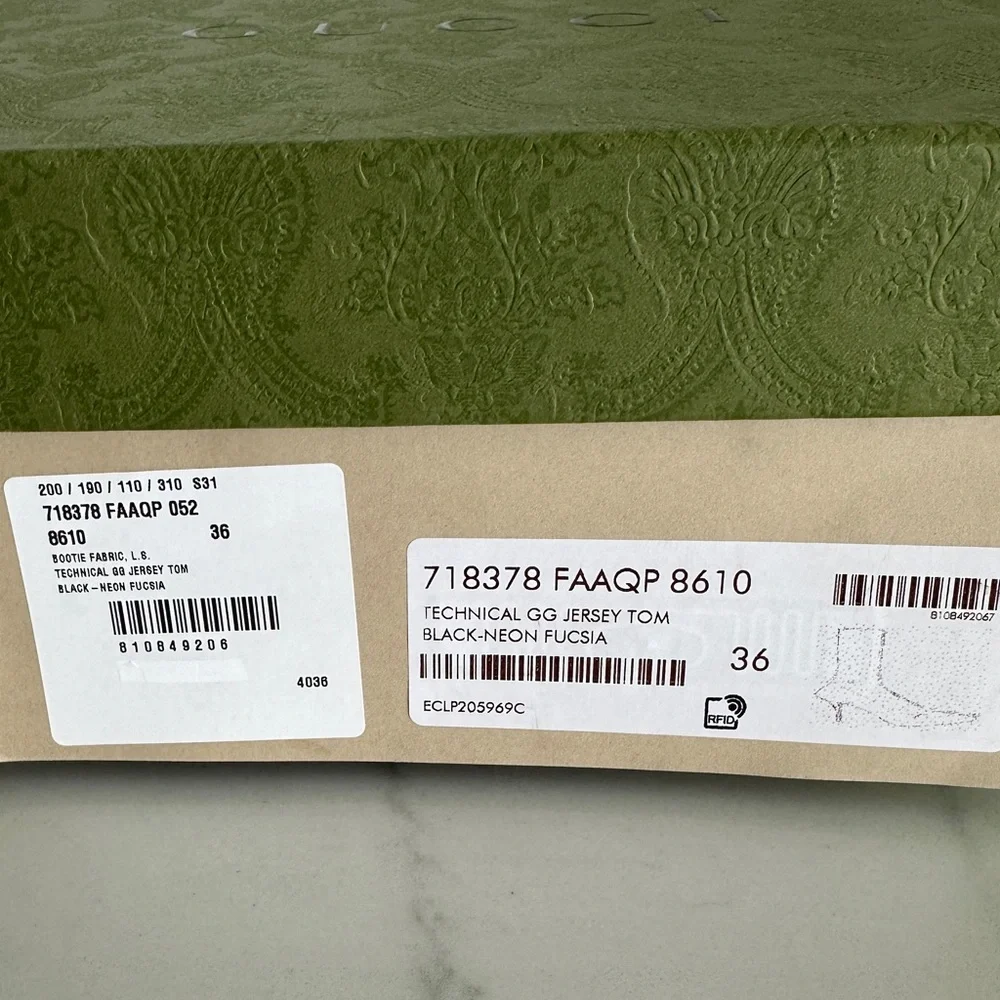 Gucci GG Jersey Tom Technical Fabric Boot - Picture 10 of 10